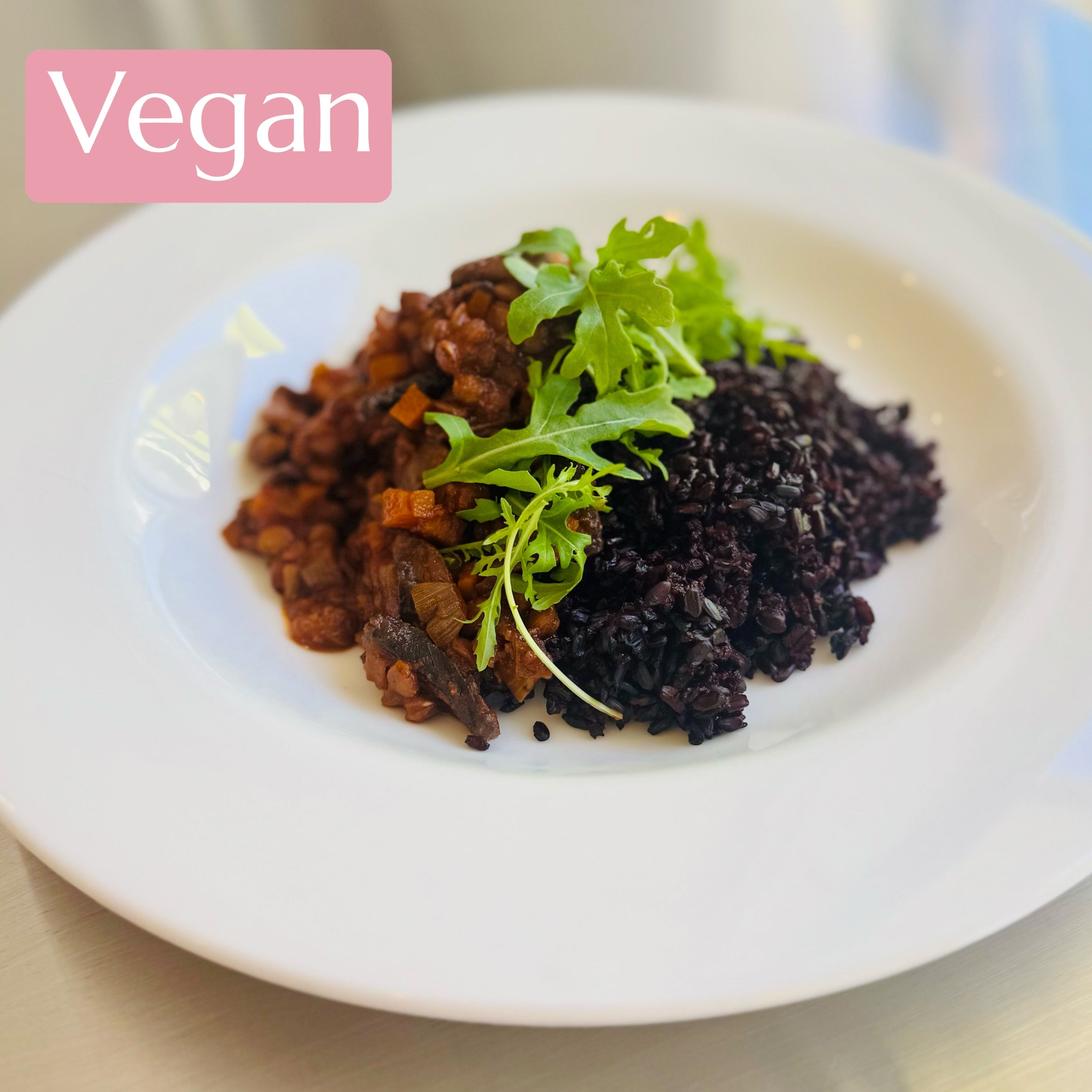 Mushroom Lentil & Black Rice
