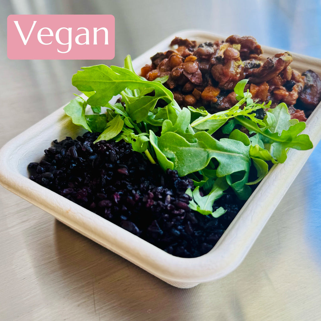 Mushroom Lentil & Black Rice