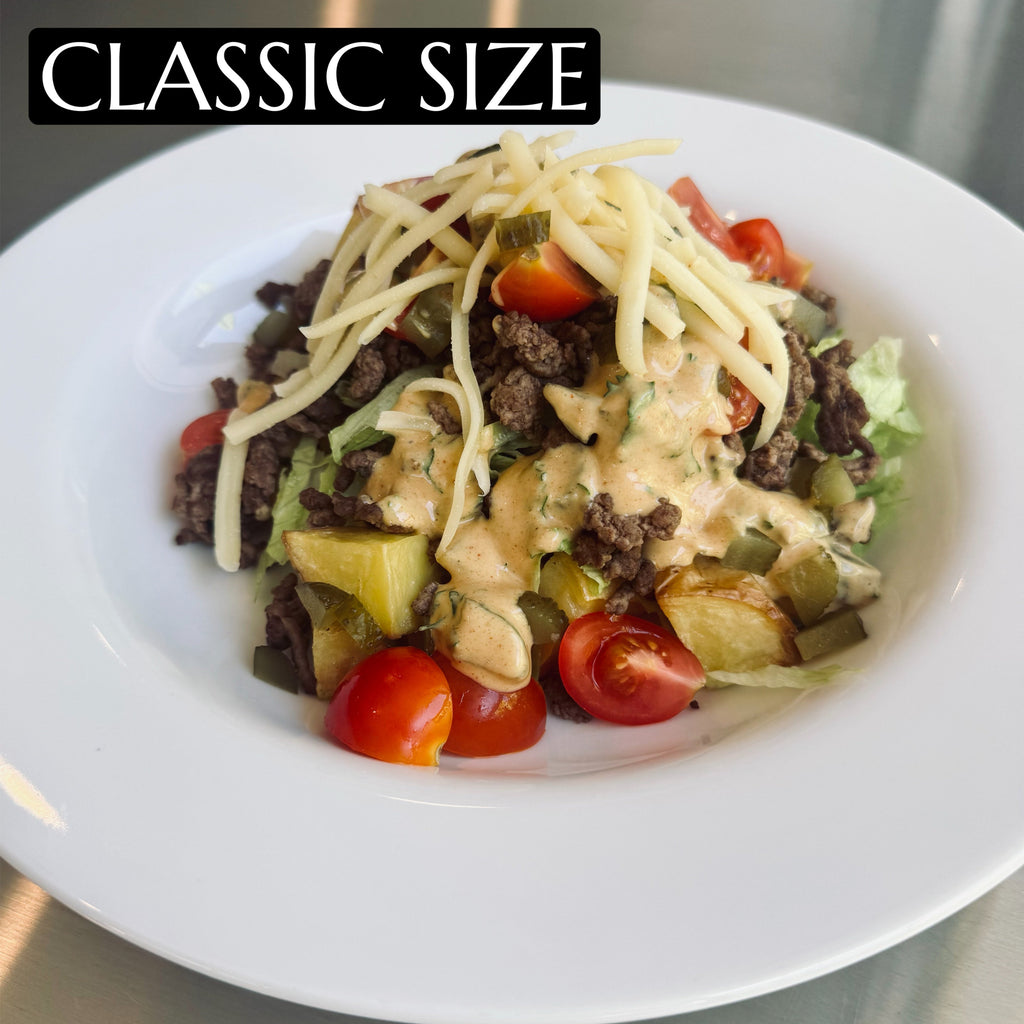 Beef Burger Bowl - CLASSIC