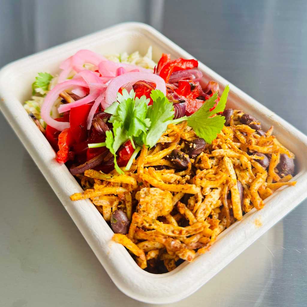 Shredded Tofu Taco Bowl