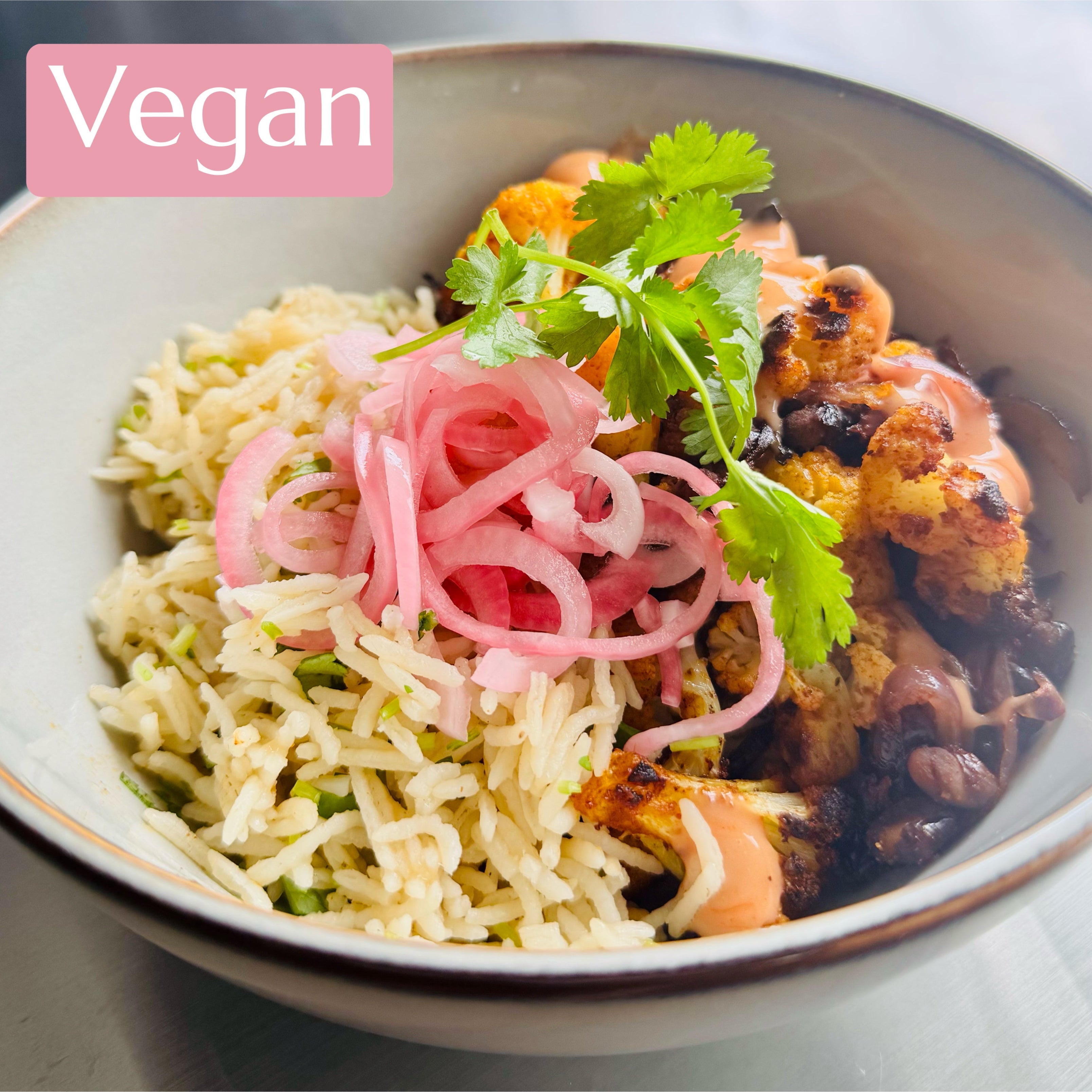 Roasted Cauliflower Burrito Bowl