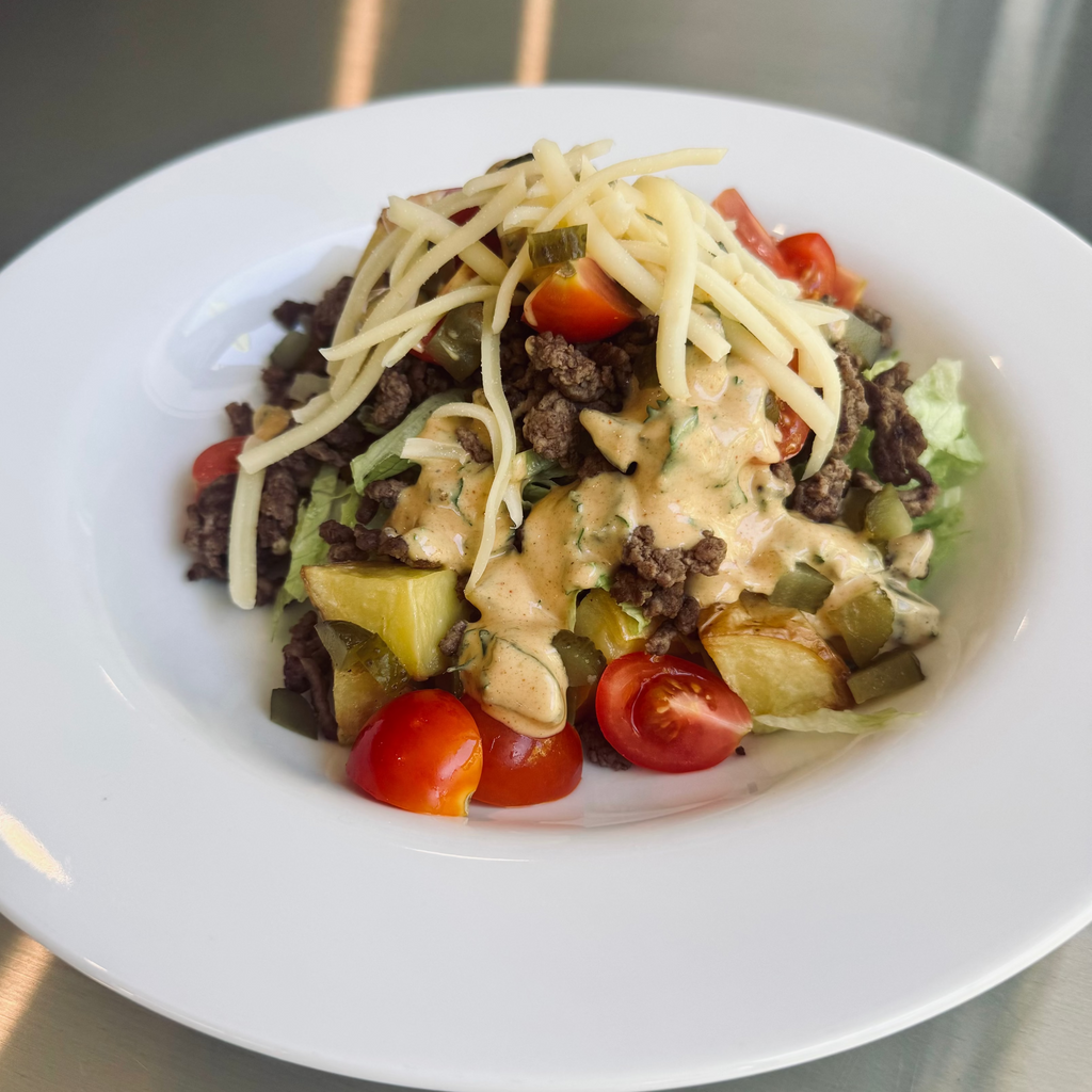 Beef Burger Bowl