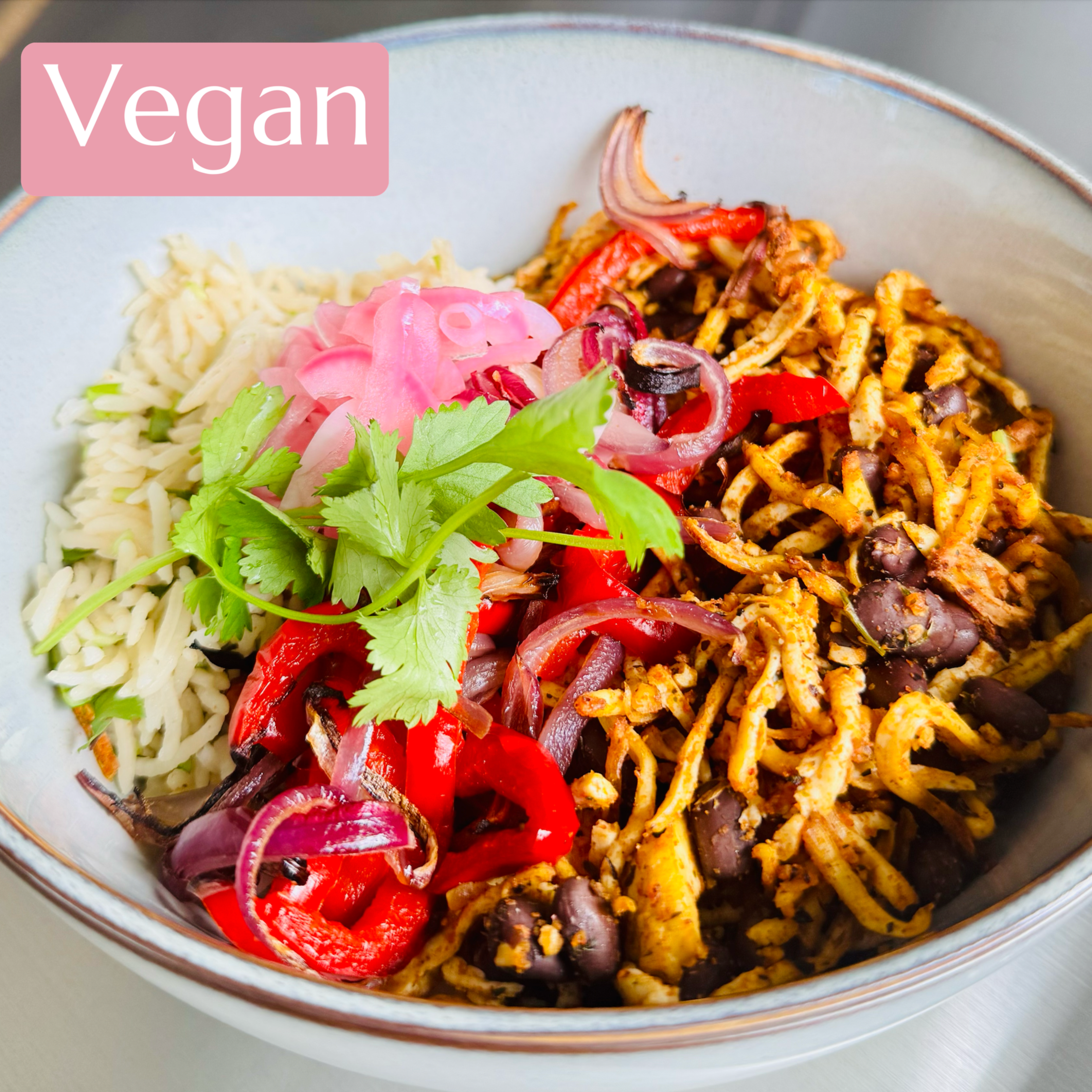 Shredded Tofu Taco Bowl